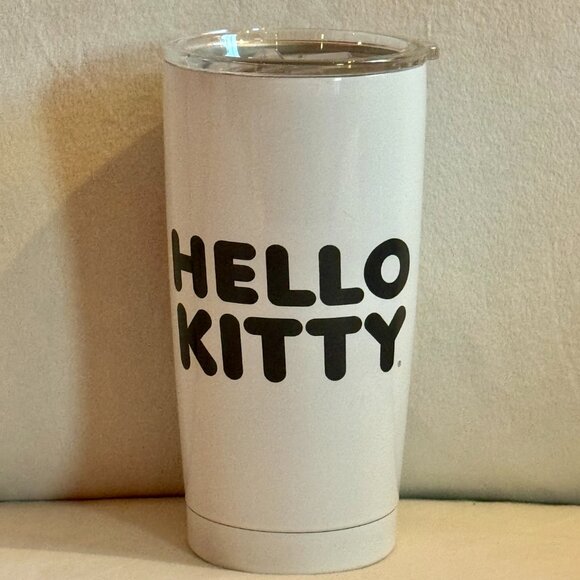 Hello Kitty Stainless Steel Travel Mug/Tumbler with Leak Proof Lid - New wi/ Tag - Picture 2 of 5